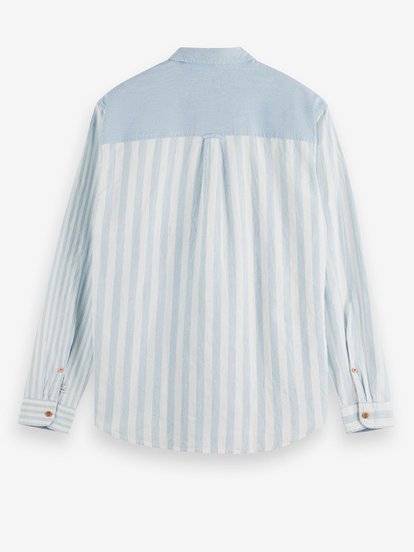 Scotch & Soda Blau-weiß gestreiftes Herrenhemd von Scotch & Soda
