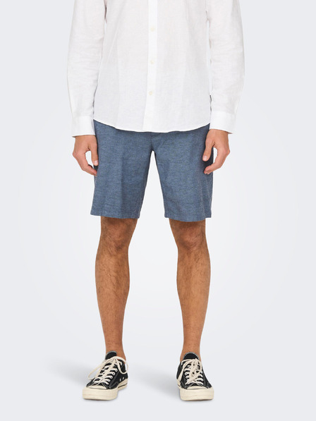 ONLY & SONS Blaue Herren-Chinohose aus Leinen ONLY & SONS Mark
