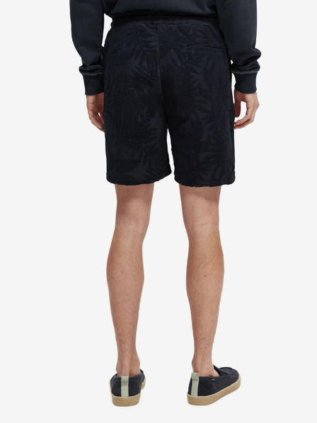 Scotch & Soda Dunkelblaue gemusterte Shorts für Herren Scotch & Soda