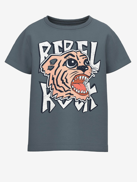 name it Graues T-Shirt für Jungen mit dem Namen Vokka