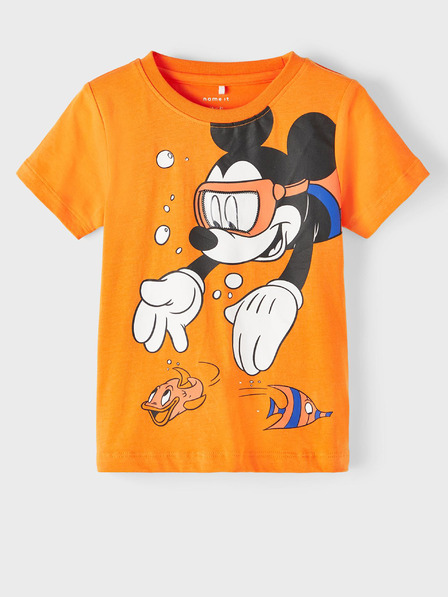 name it Orangefarbenes T-Shirt für Jungen, Name: Mickey