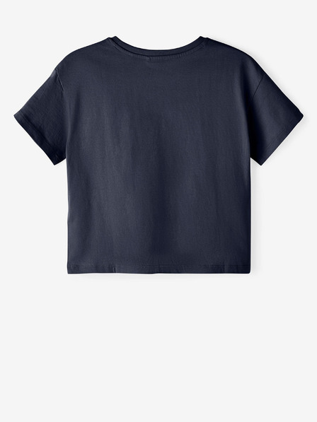 name it Dunkelblaues Mädchen-Basic-Shirt name it Vita