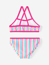 name it Weißer gestreifter Badeanzug für Mädchen name it Ziza
