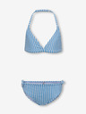 ONLY Zweiteiliger gestreifter Badeanzug für Mädchen, blau ONLY Kitty