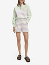 Scotch & Soda Lila-weiß gestreifte Damen-Sweatpants Scotch & Soda