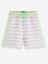 Scotch & Soda Lila-weiß gestreifte Damen-Sweatpants Scotch & Soda