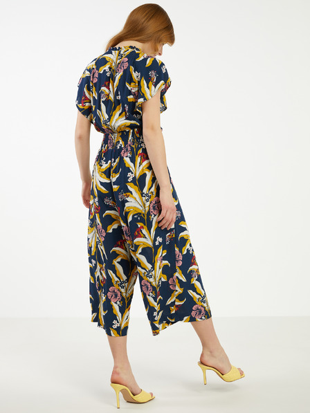Blutsgeschwister Blutsgeschwister Love's Lightest Wings Gelber und blauer geblümter Damenoverall
