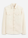 Celio Cremefarbenes Herren-Jeanshemd Celio Dastroy