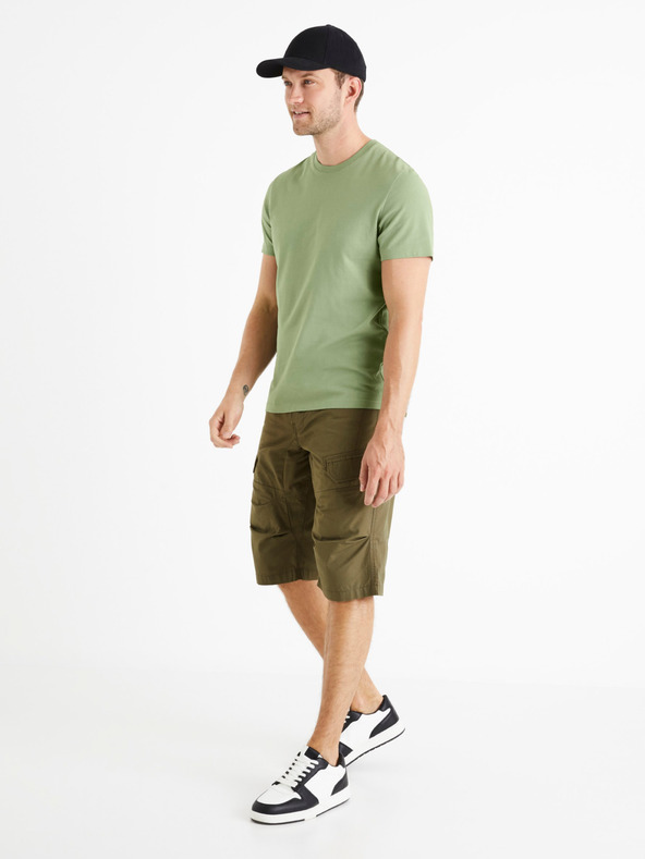 Celio Khaki Herren-Shorts Celio Bocourtbm1