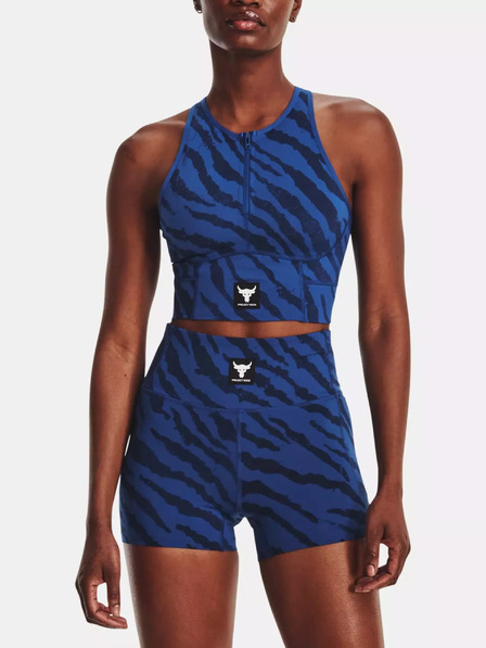 Under Armour Damen-Tanktop Under Armour Pjt Rck Mrdian Pt Zip Tnk TG