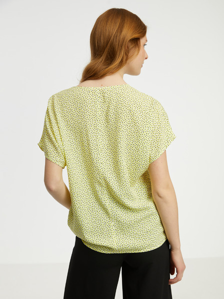 CAMAIEU Gelbe gemusterte Bluse für Frauen CAMAIEU