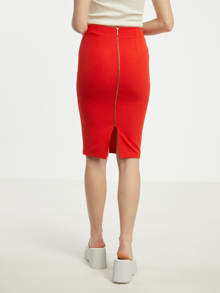CAMAIEU CAMAIEU Rot Damen Rock ohne Ärmel