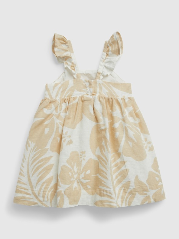 GAP Baby Leinenkleid mit Haarband GAP