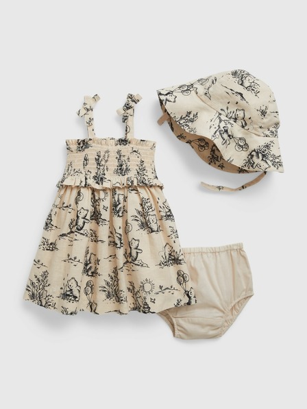 GAP Baby Leinenkleid mit Hut GAP
