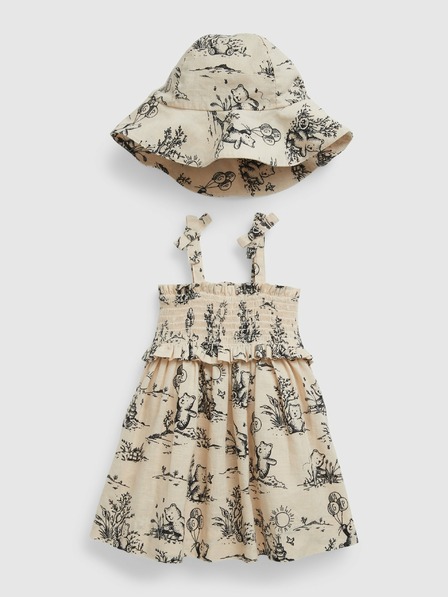 GAP Baby Leinenkleid mit Hut GAP