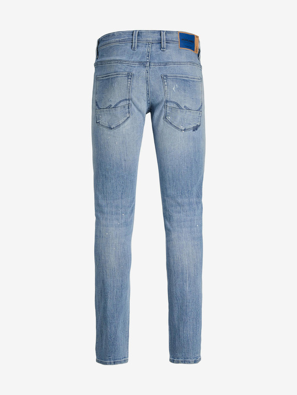 Jack & Jones Blaue Herren-Skinny-Fit-Jeans Jack & Jones Glenn