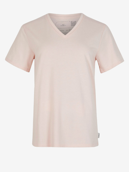 O'Neill Beigefarbenes Damen Basic V-Ausschnitt O'Neill ESSENTIALS V-NECK T-SHIRT