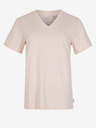 O'Neill Beigefarbenes Damen Basic V-Ausschnitt O'Neill ESSENTIALS V-NECK T-SHIRT