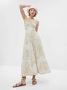 GAP Geblümtes Maxikleid aus Leinen GAP
