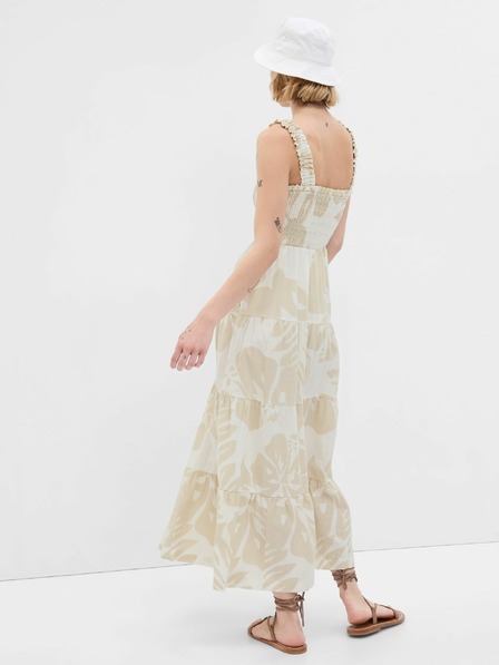 GAP Geblümtes Maxikleid aus Leinen GAP