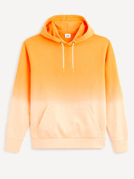 Celio Herren Sweatshirt Orange Celio Dearc
