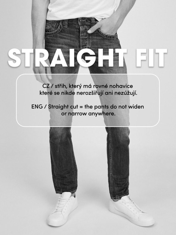 Scotch & Soda Beigefarbene Herrenjeans mit geradem Schnitt Scotch & Soda