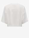 ONLY Weißes Damen-T-Shirt in Übergröße ONLY Lucy