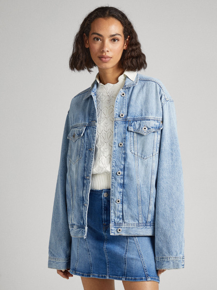 Pepe Jeans Hellblaue Pepe Jeans Alice Jeansjacke für Damen