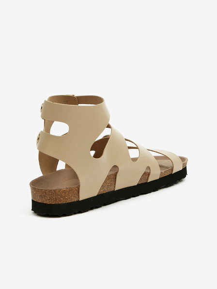Ojju Beige Damen Knöchelsandalen OJJU