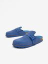 Ojju Blaue Damenpantoffeln aus Wildleder OJJU