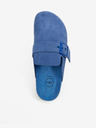 Ojju Blaue Damenpantoffeln aus Wildleder OJJU