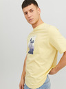 Jack & Jones Hellgelbes Jack & Jones Splash T-Shirt für Herren