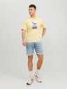 Jack & Jones Hellgelbes Jack & Jones Splash T-Shirt für Herren