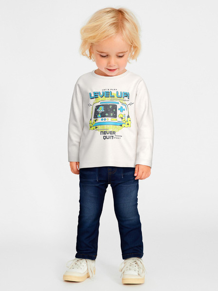 name it Weißes „Name It Vagno“-Sweatshirt für Jungen