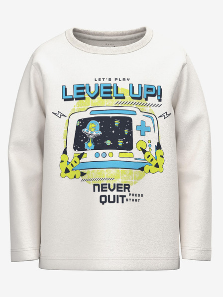 name it Weißes „Name It Vagno“-Sweatshirt für Jungen