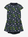 name it Dunkelblaues geblümtes name it Vigga Kleid für Mädchen