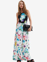 Desigual Weiße Desigual Daniela Damenhose mit Blumenmuster