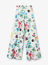 Desigual Weiße Desigual Daniela Damenhose mit Blumenmuster