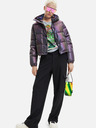 Desigual Graue Damen-Steppjacke mit metallischen Highlights Desigual Re