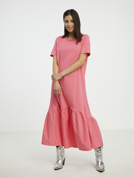 Fransa Rosa Damen Maxikleid Fransa
