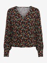 ONLY Schwarze geblümte Bluse ONLY Sif