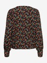 ONLY Schwarze geblümte Bluse ONLY Sif
