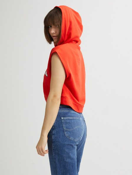 Noisy May Roter Kapuzenpullover Noisy May Ruby