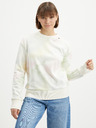 Ragwear Cremefarbenes gemustertes Damen-Sweatshirt Ragwear Delain Ombre