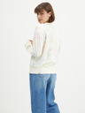 Ragwear Cremefarbenes gemustertes Damen-Sweatshirt Ragwear Delain Ombre