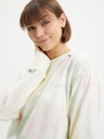 Ragwear Cremefarbenes gemustertes Damen-Sweatshirt Ragwear Delain Ombre