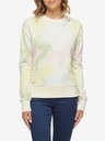Ragwear Cremefarbenes gemustertes Damen-Sweatshirt Ragwear Delain Ombre