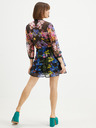 Desigual Schwarzes geblümtes kurzes Damenkleid Desigual Lyon