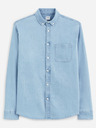 Celio Hellblaues Herren Denim-Shirt Celio Cadeni