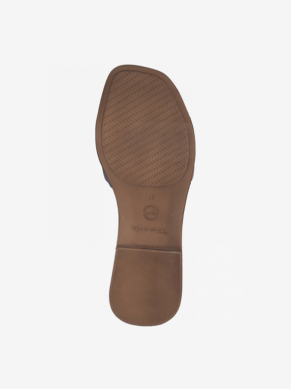 Tamaris Hellviolette Lederpantoffeln Tamaris